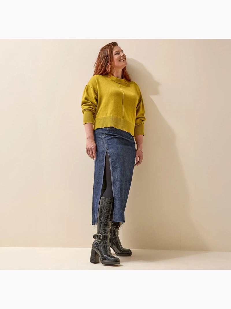 Bottes mollets larges XL - Nina Noir - Kiabi