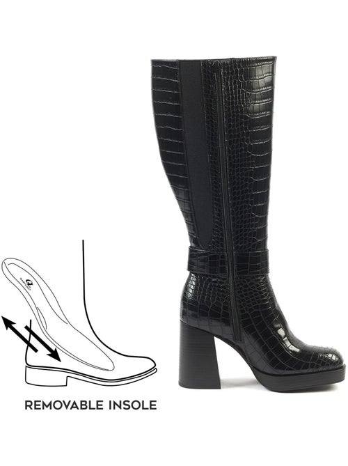Bottes mollets larges XL - Nina - Kiabi Bottes mollets larges XL - Nina - Kiabi