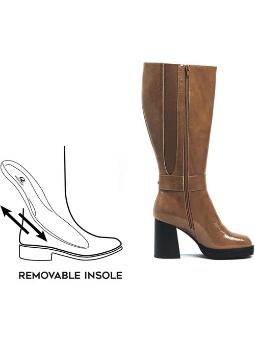 Bottes mollets larges xl - nina - Kiabi Bottes mollets larges xl - nina - Kiabi
