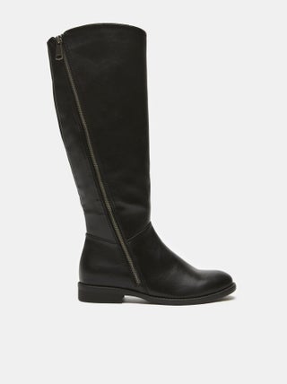 Bottes montantes avec fermeture éclair en similicuir BATA