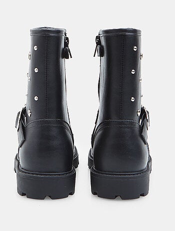 Bottes motard avec boucle et applications Bata