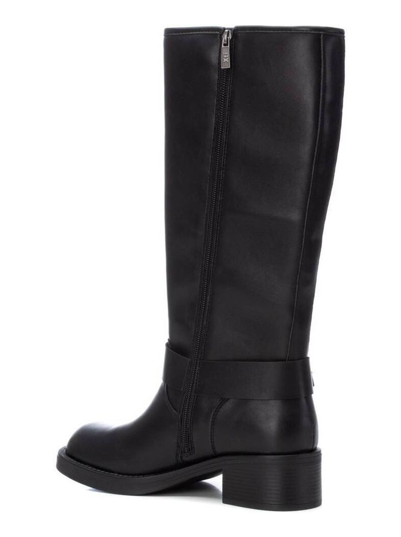 Bottes motardes pour femme Noir - Kiabi