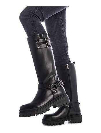Bottes motardes pour femme