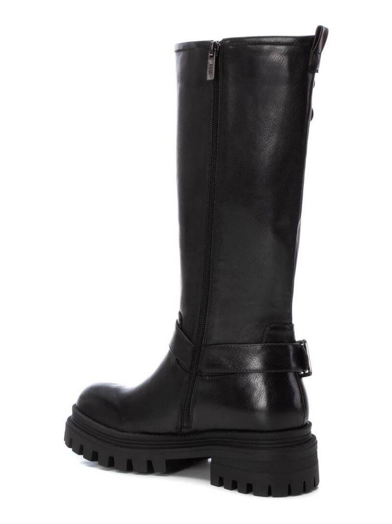 Bottes motardes pour femme Noir - Kiabi