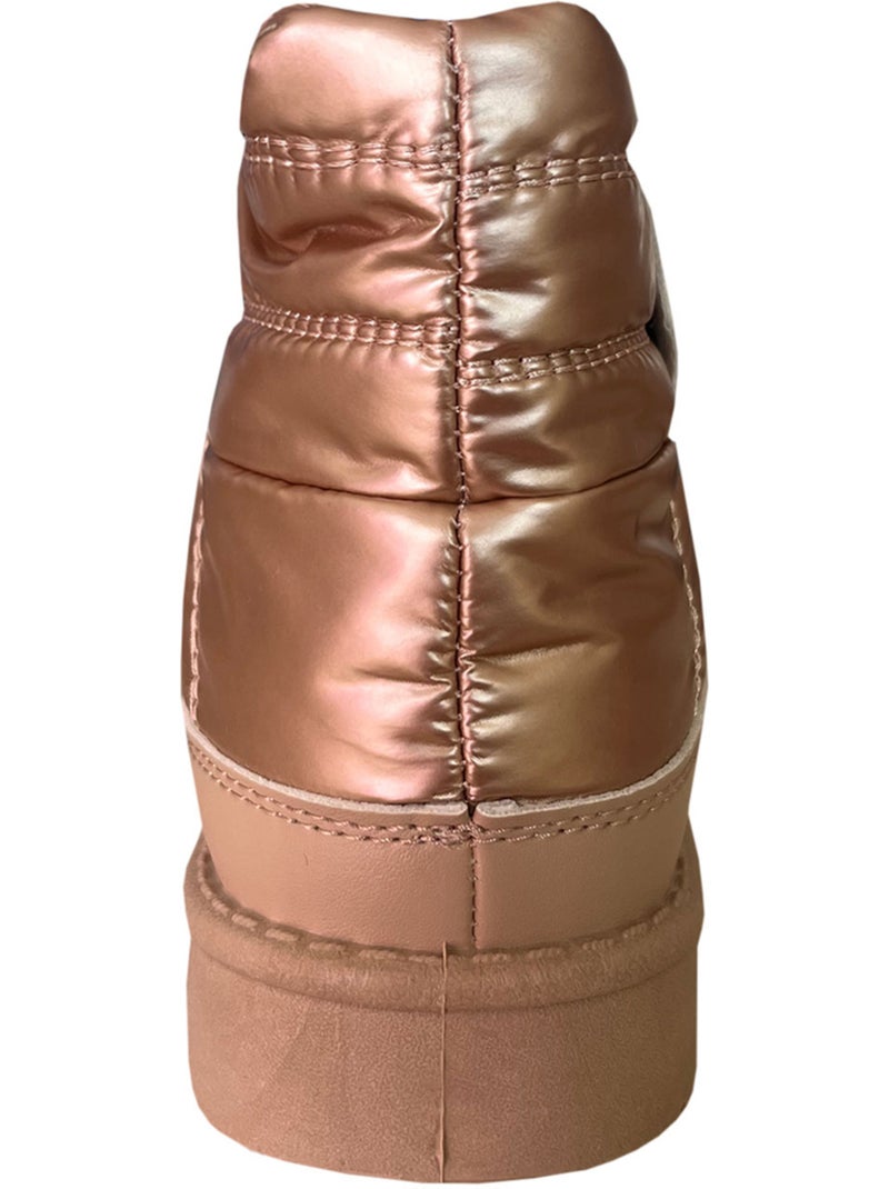 Bottes motif/style matelassé - lee cooper Doré/or - Kiabi