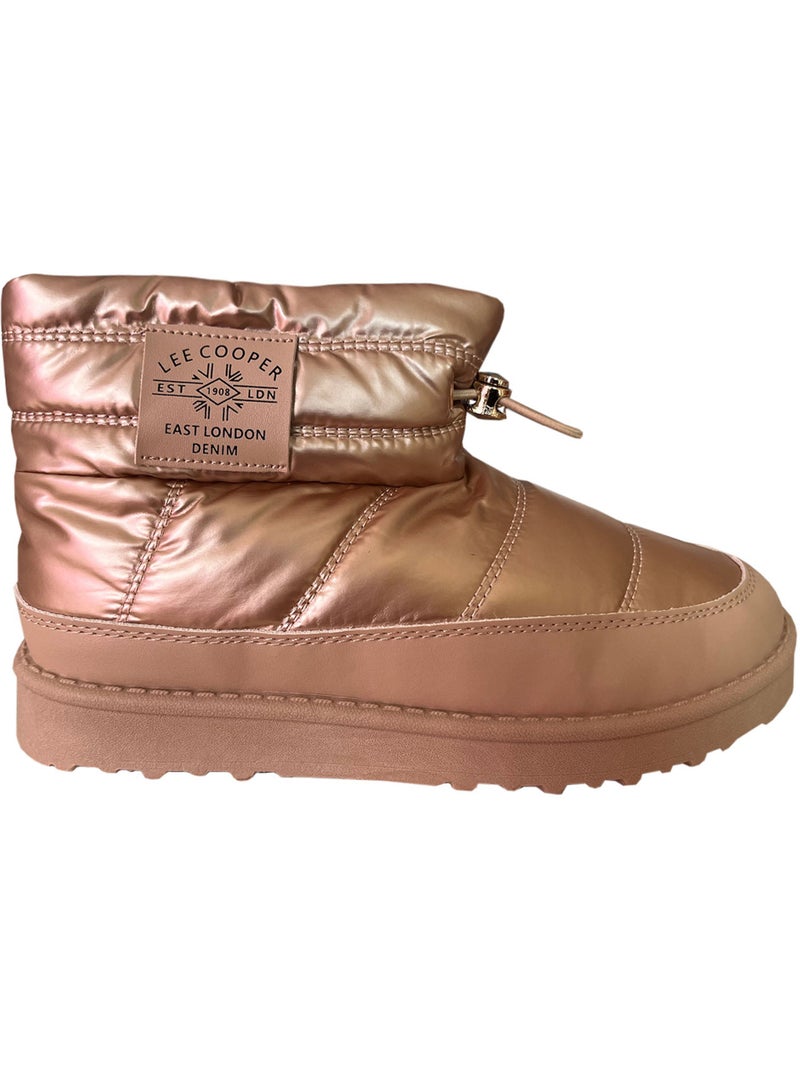 Bottes motif/style matelassé - lee cooper Doré/or - Kiabi