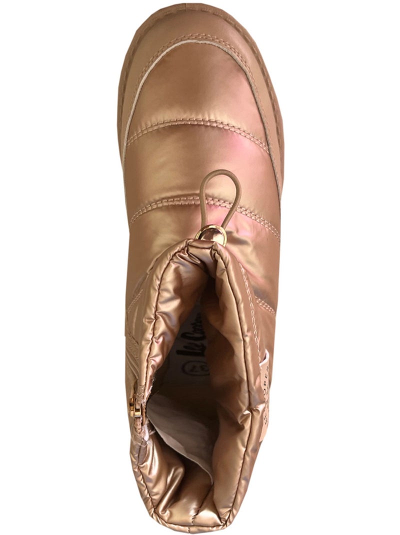Bottes motif/style matelassé - lee cooper Doré/or - Kiabi