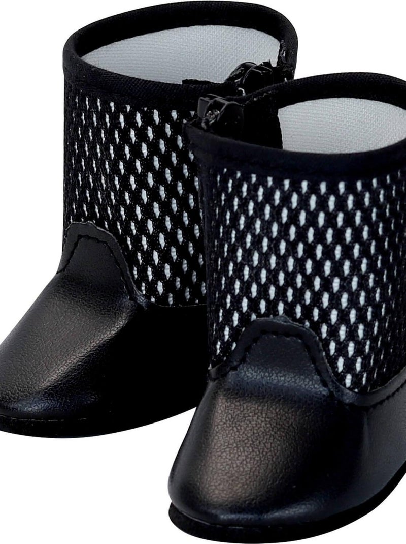 Bottes noires pour poupée taille 39 à 48 cm N/A - Kiabi