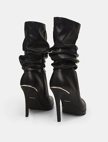 Bottes plissées avec talon aiguille BATA