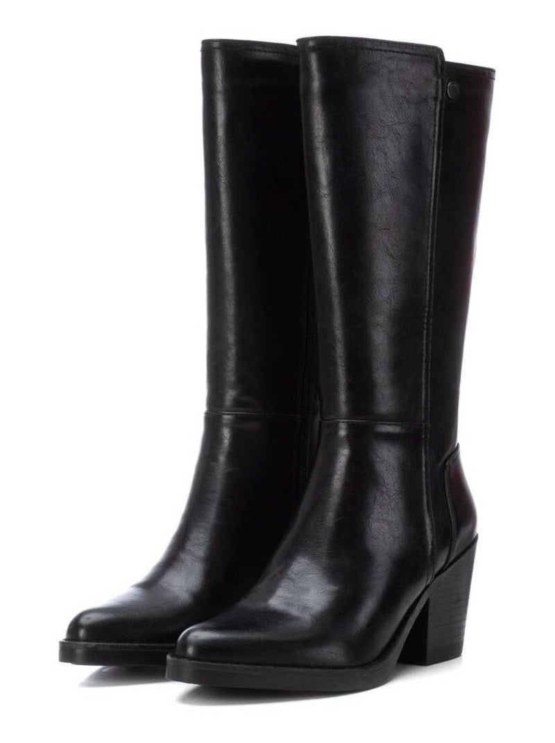 Bottes pour femme à bout pointu Noir - Kiabi