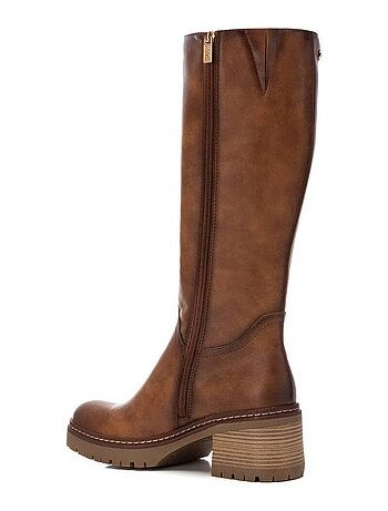 Bottes pour femme à talon large