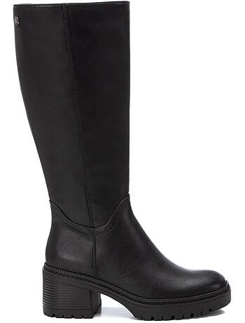 Bottes pour femme à talon large