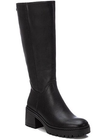 Bottes pour femme à talon large