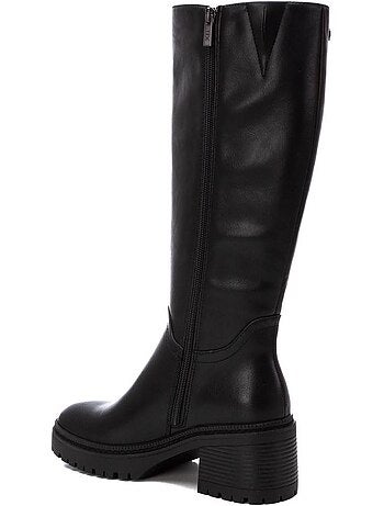 Bottes pour femme à talon large