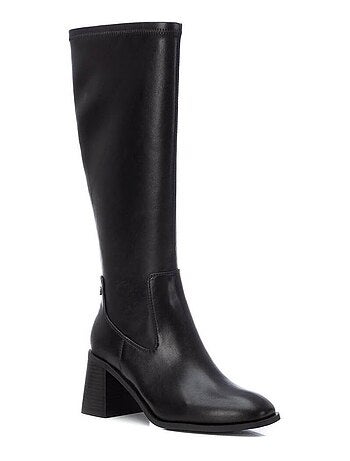 Bottes pour femme à talon large