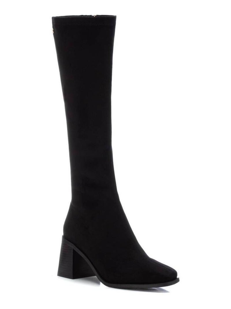 Bottes pour femme avec fermeture éclair Noir - Kiabi