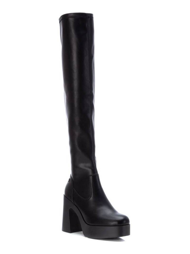 Bottes pour femme avec fermeture éclair Noir - Kiabi