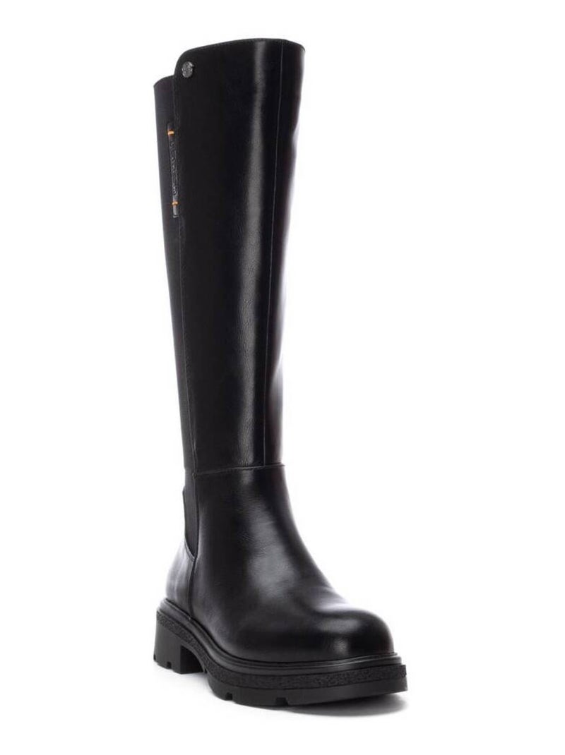 Bottes pour femme avec fermeture éclair Noir - Kiabi