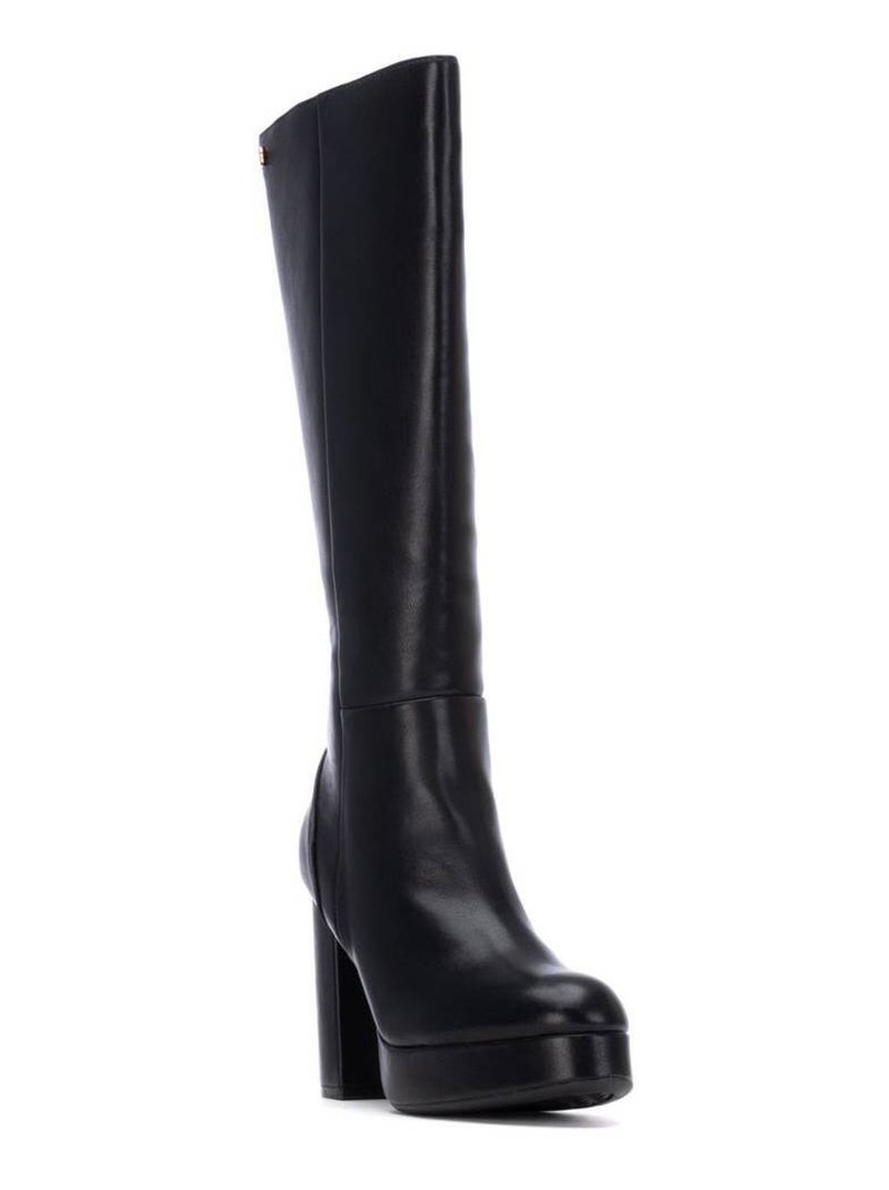 Bottes pour femme avec fermeture éclair Noir - Kiabi