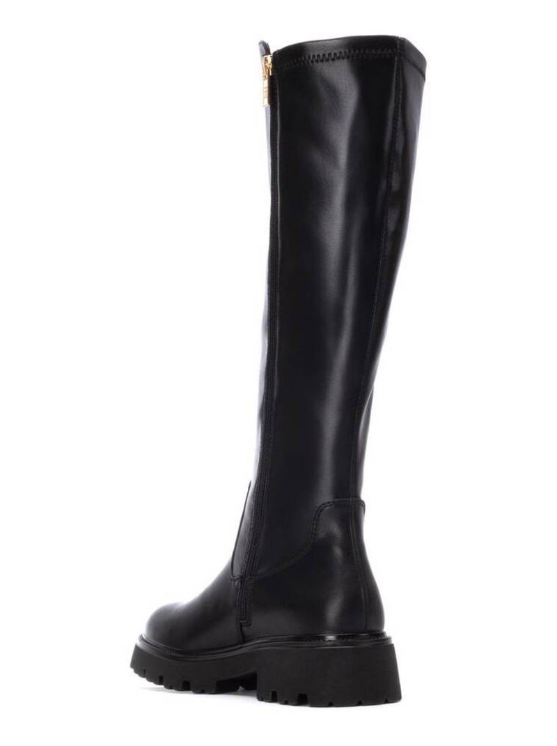 Bottes pour femme avec fermeture éclair Noir - Kiabi