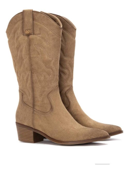 Bottes pour femme style cowboy - Kiabi Bottes pour femme style cowboy - Kiabi