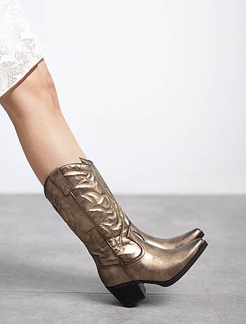 Bottes pour femme style cowboy