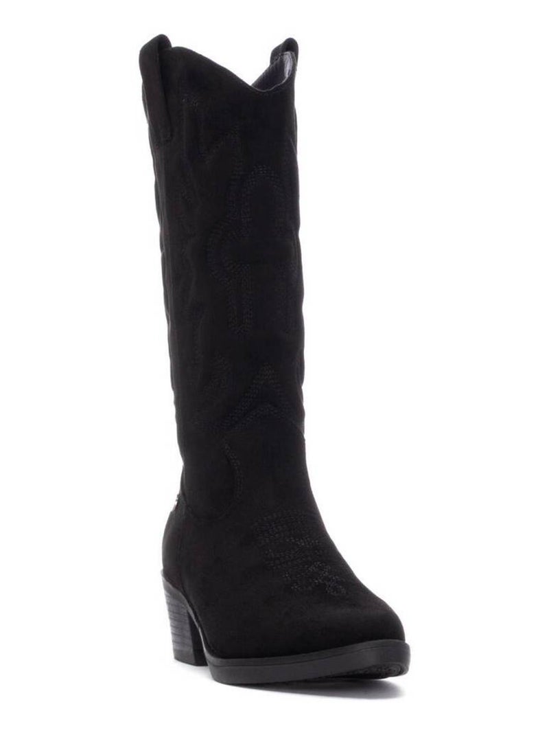 Bottes pour femme style cowboy Noir - Kiabi