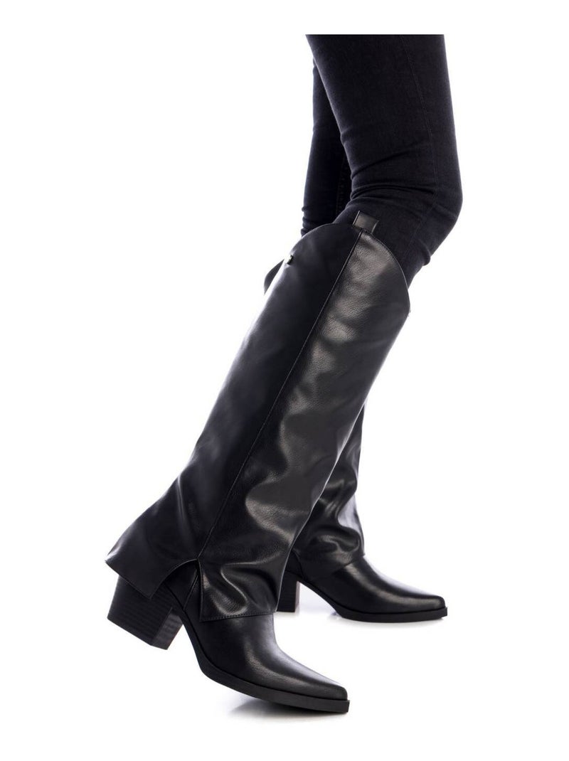 Bottes pour femme style cowboy Noir - Kiabi