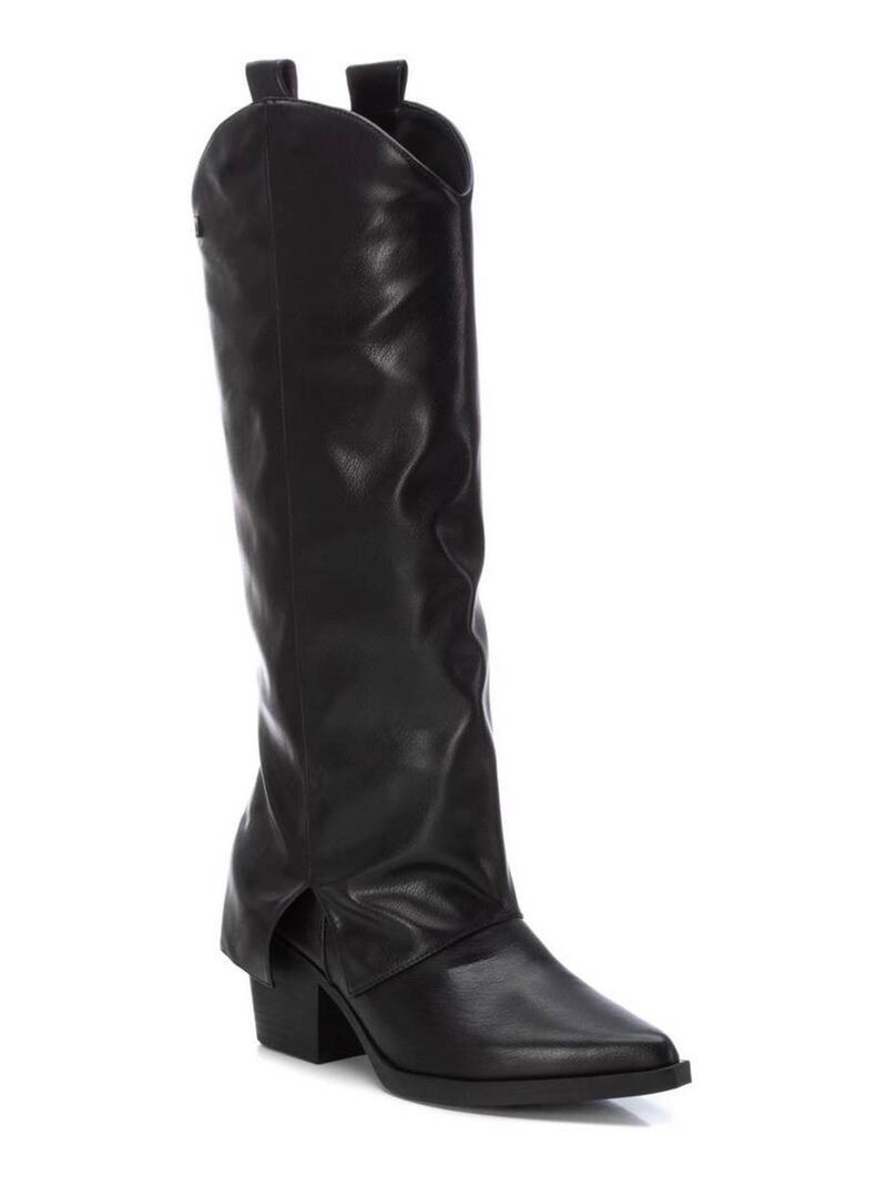 Bottes pour femme style cowboy Noir - Kiabi