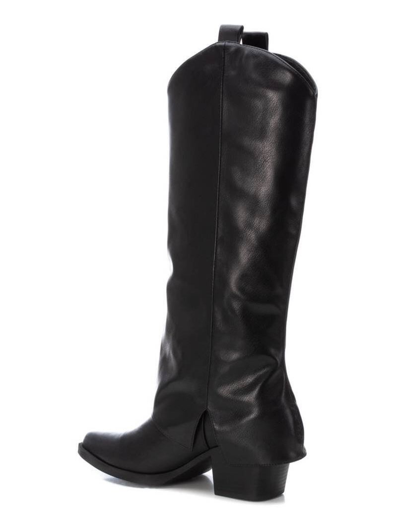 Bottes pour femme style cowboy Noir - Kiabi