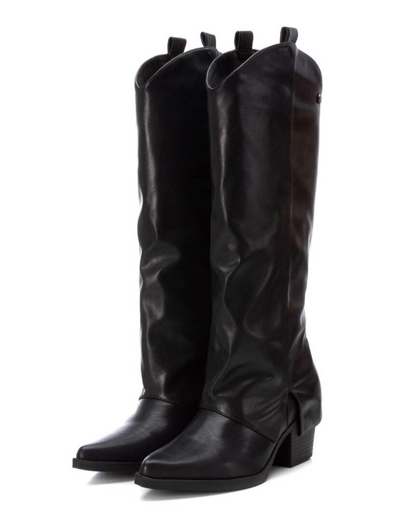 Bottes pour femme style cowboy Noir - Kiabi