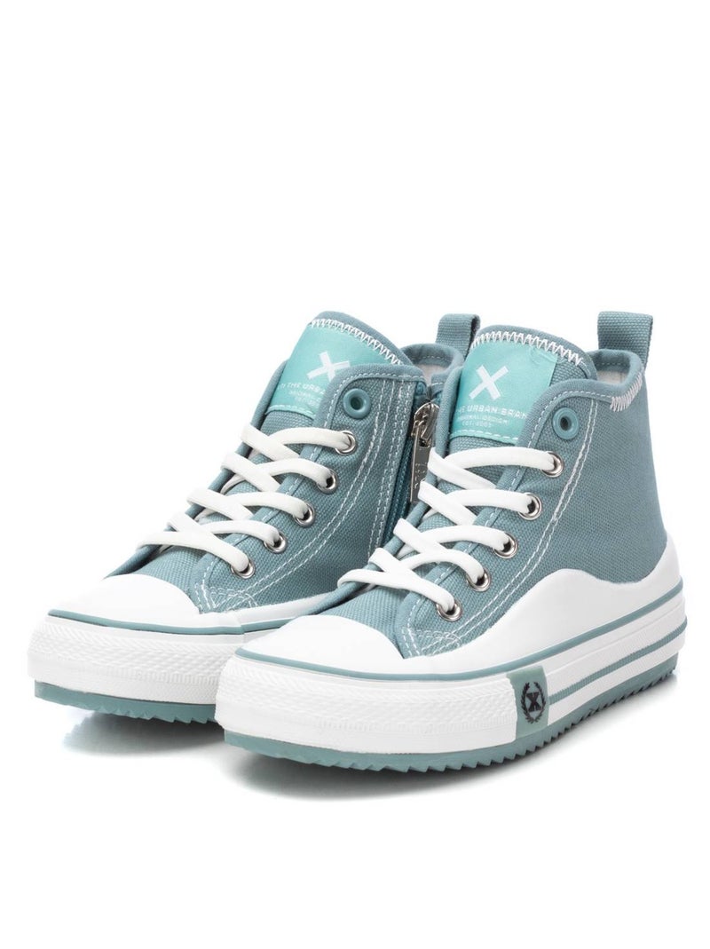 Bottes pour fillettes avec fermeture éclair Bleu - Kiabi