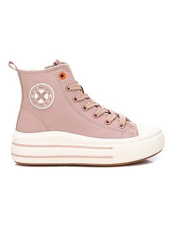 Bottes pour fillettes en toile à lacets