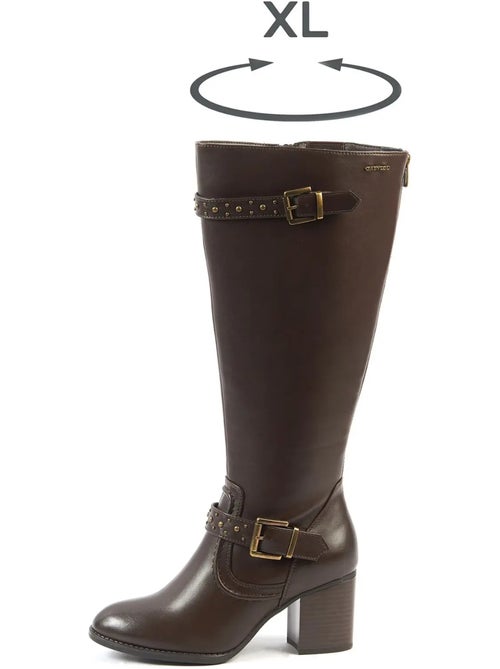 Bottes pour mollets larges XL - Modèle Chrystel - Kiabi