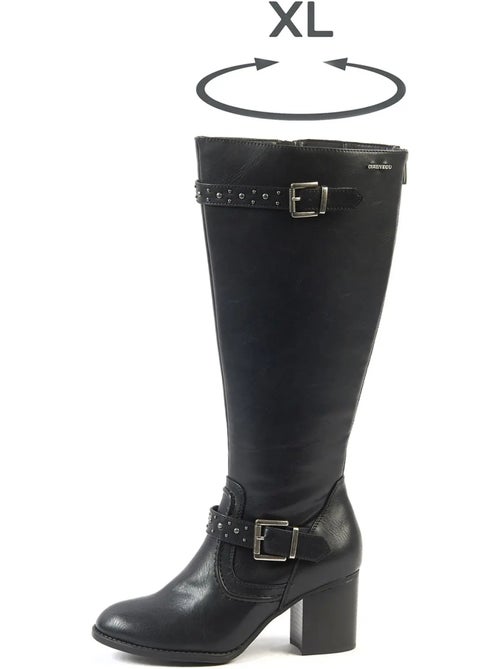 Bottes pour mollets larges XL - Modèle Chrystel - Kiabi