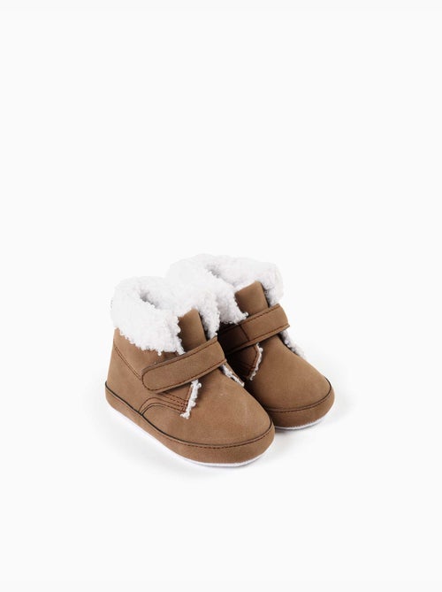 Bottes pré-marche avec doublure effet mouton - Kiabi Bottes pré-marche avec doublure effet mouton - Kiabi