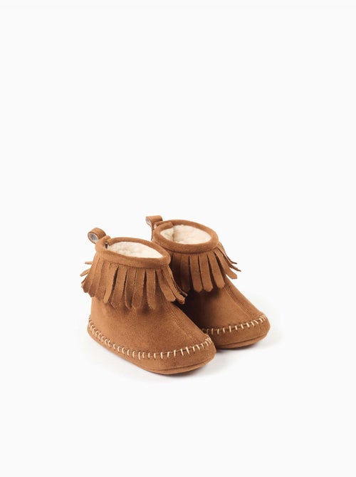 Bottes pré-marche avec doublure et franges - Kiabi Bottes pré-marche avec doublure et franges - Kiabi