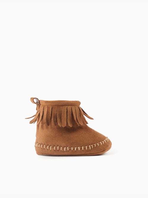 Bottes pré-marche avec doublure et franges - Kiabi Bottes pré-marche avec doublure et franges - Kiabi