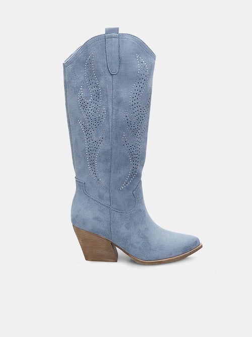 bottes santiags avec talon de 7 cm BATA - Kiabi