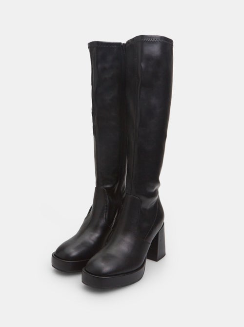 Bottes souples avec large talon et plateau BATA - Kiabi