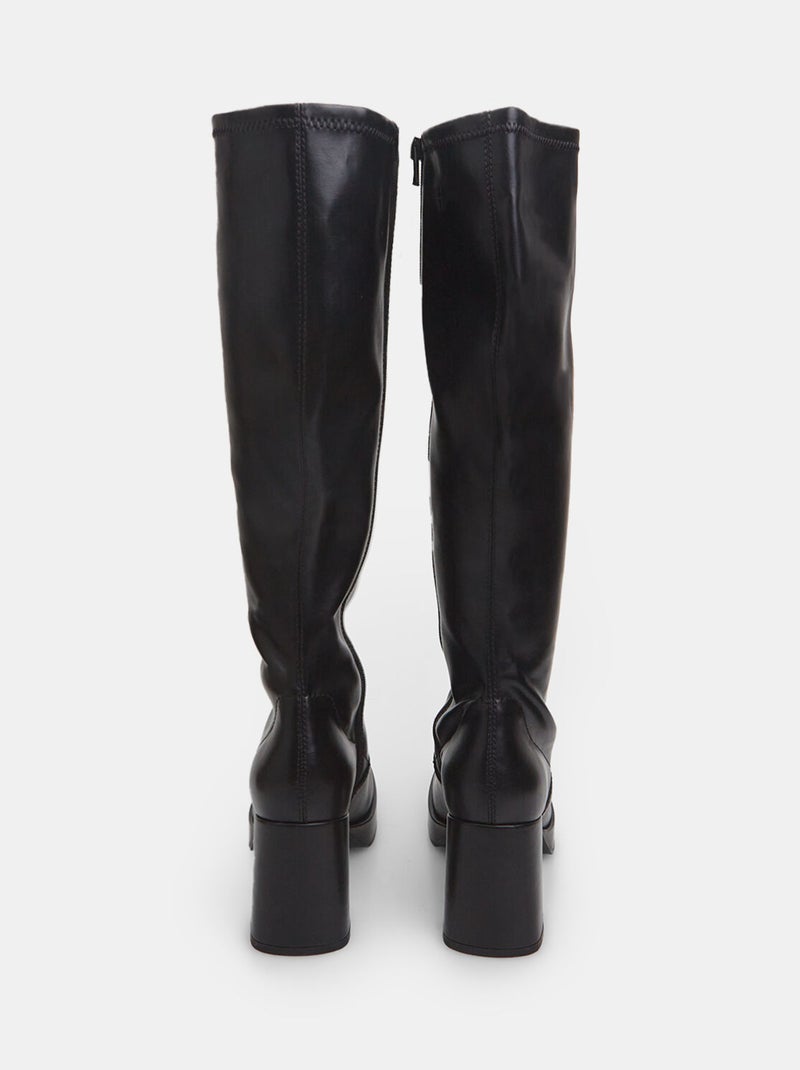 Bottes souples avec large talon et plateau BATA Noir - Kiabi