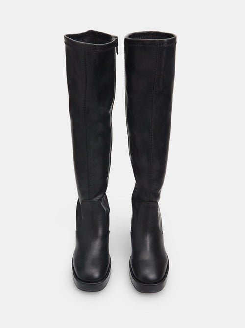 Bottes souples avec large talon et plateau BATA - Kiabi