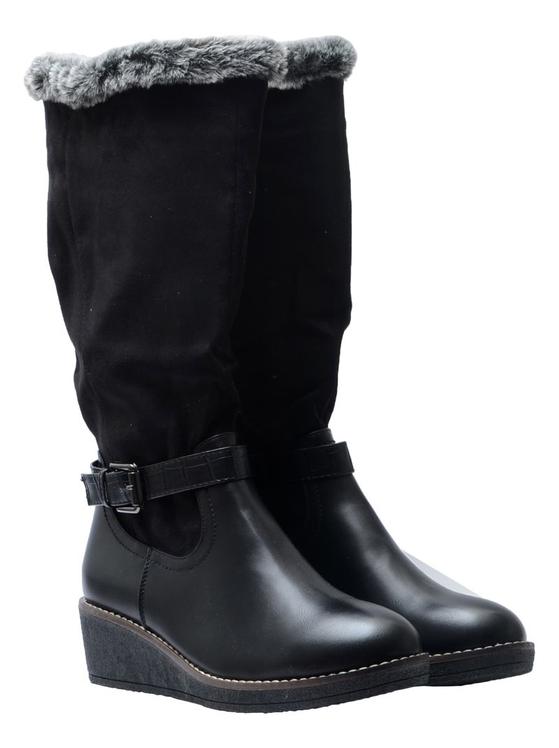 Bottes The Divine Factory PI4555 Noir - Kiabi