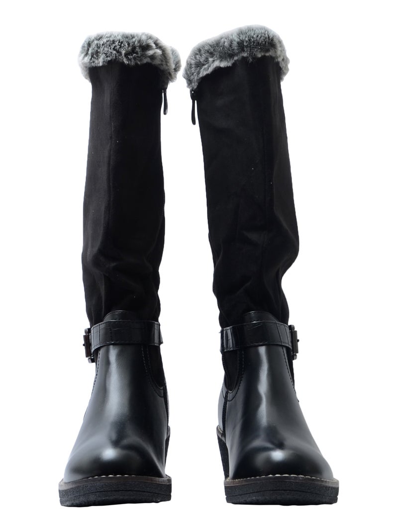 Bottes The Divine Factory PI4555 Noir - Kiabi