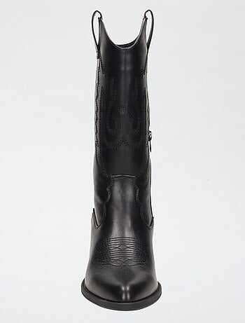 Bottes type western en simili