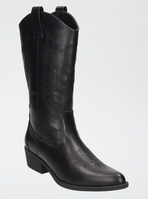 Bottes type western en simili - Kiabi Bottes type western en simili - Kiabi
