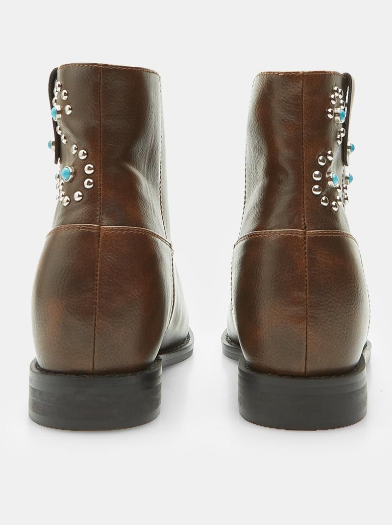 Bottes urbaines BATA Bronze - Kiabi