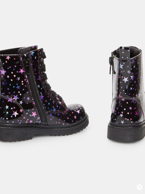 Bottes vernies avec étoiles BATA - Kiabi