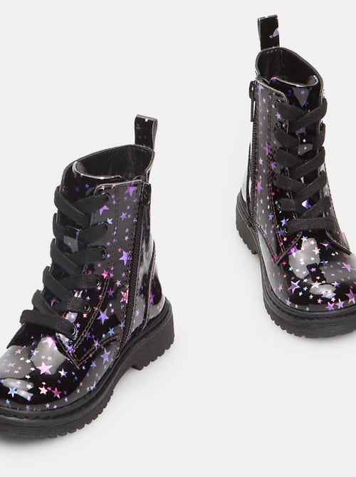 Bottes vernies avec étoiles BATA - Kiabi