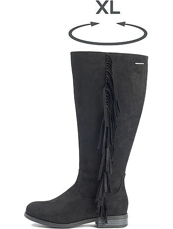 Bottes XL à mollet large - Modèle Aiyana